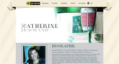 Desktop Screenshot of catherinebachand.com
